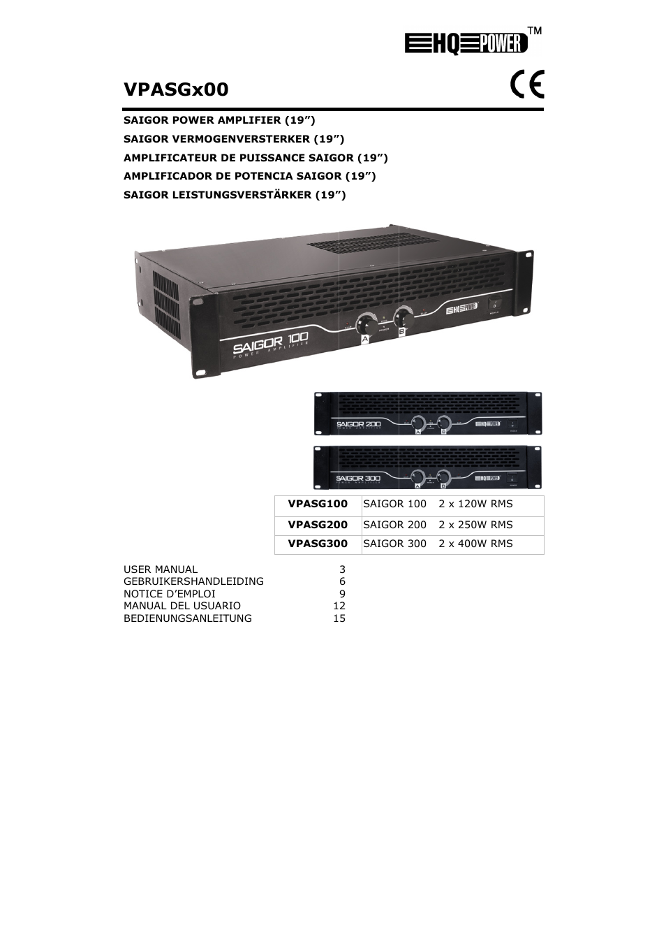 Velleman VPASG100 User Manual | 19 pages