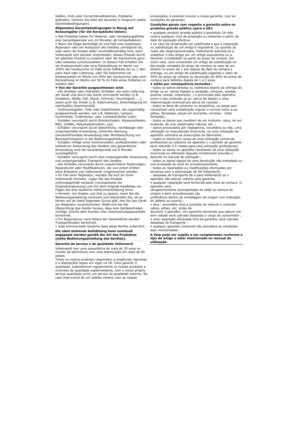 Velleman PHG1 User Manual | Page 32 / 32