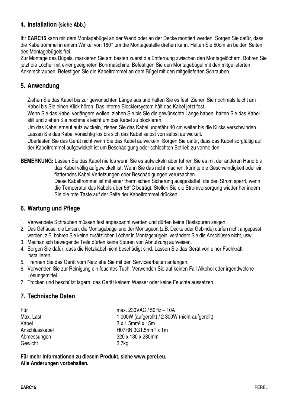 Velleman EARC15 User Manual | Page 11 / 11