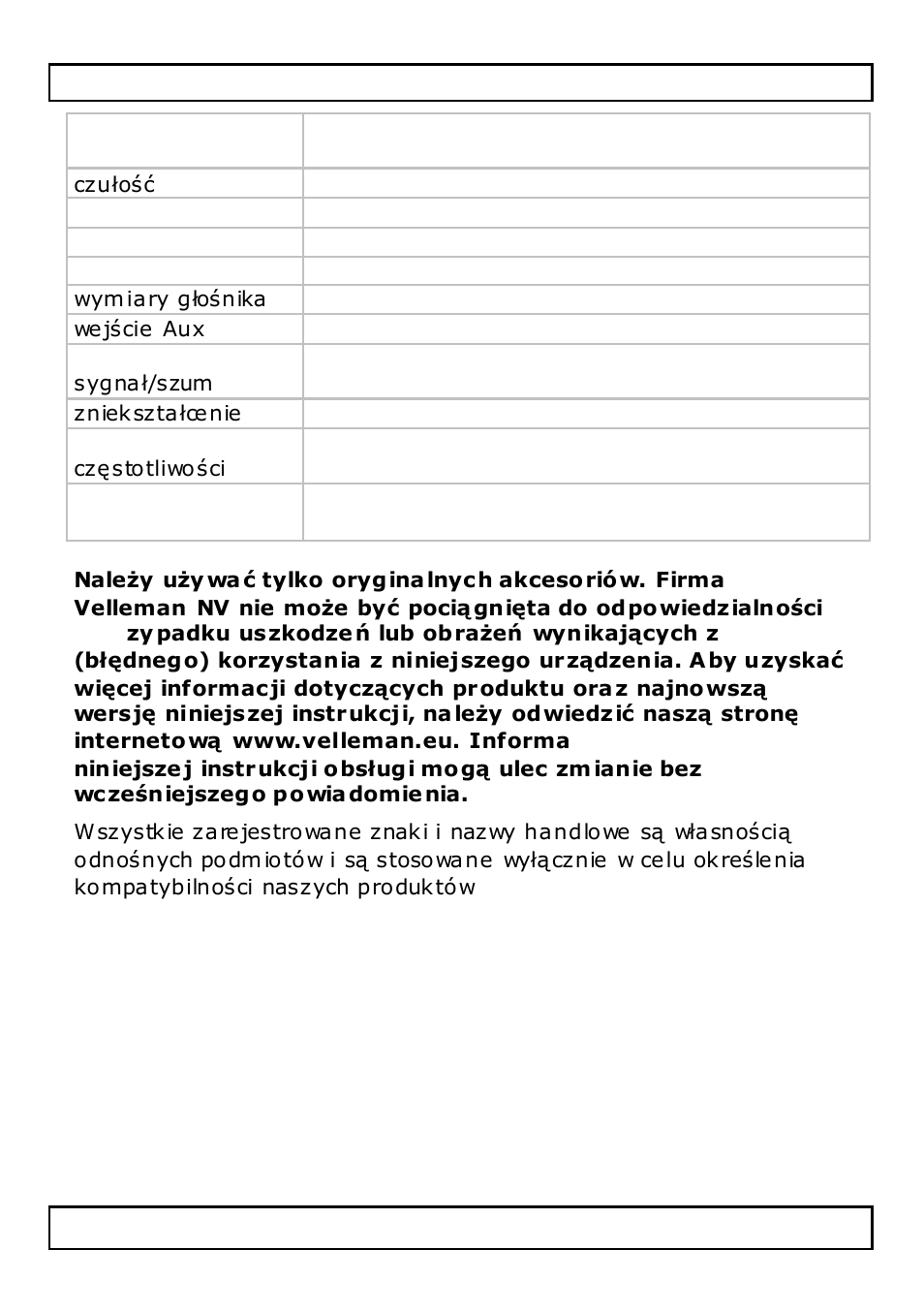 Velleman FM10BT User Manual | Page 30 / 45