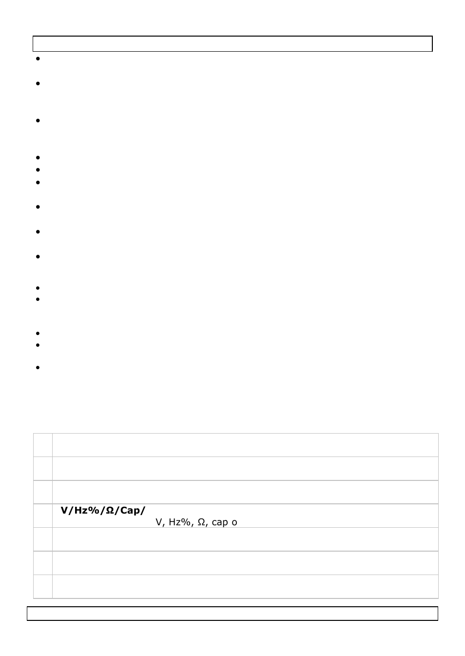 Características, Descripción | Velleman DVM601 User Manual | Page 28 / 50