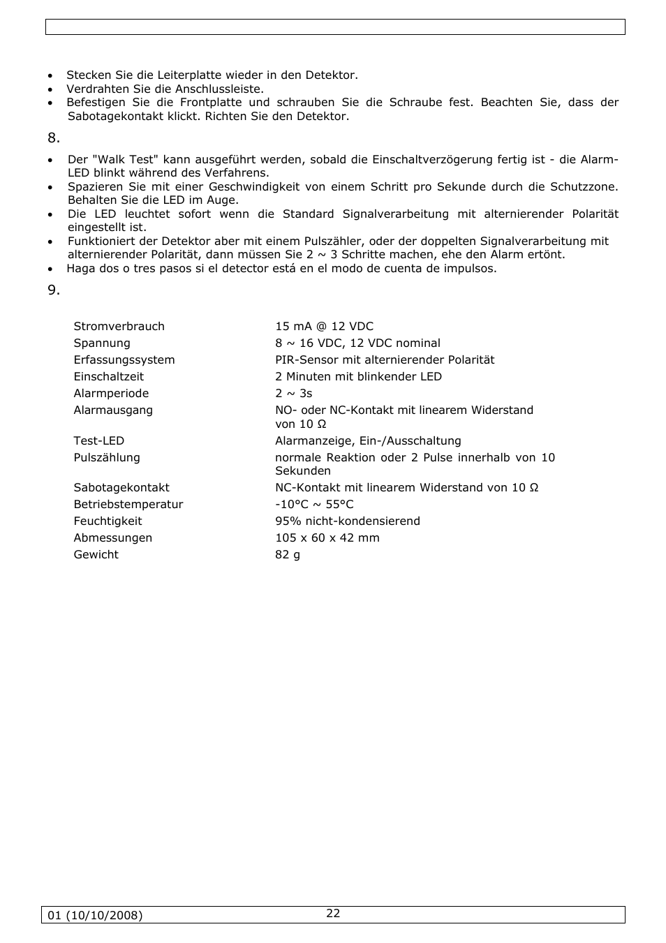 Velleman HAA52N User Manual | Page 22 / 22