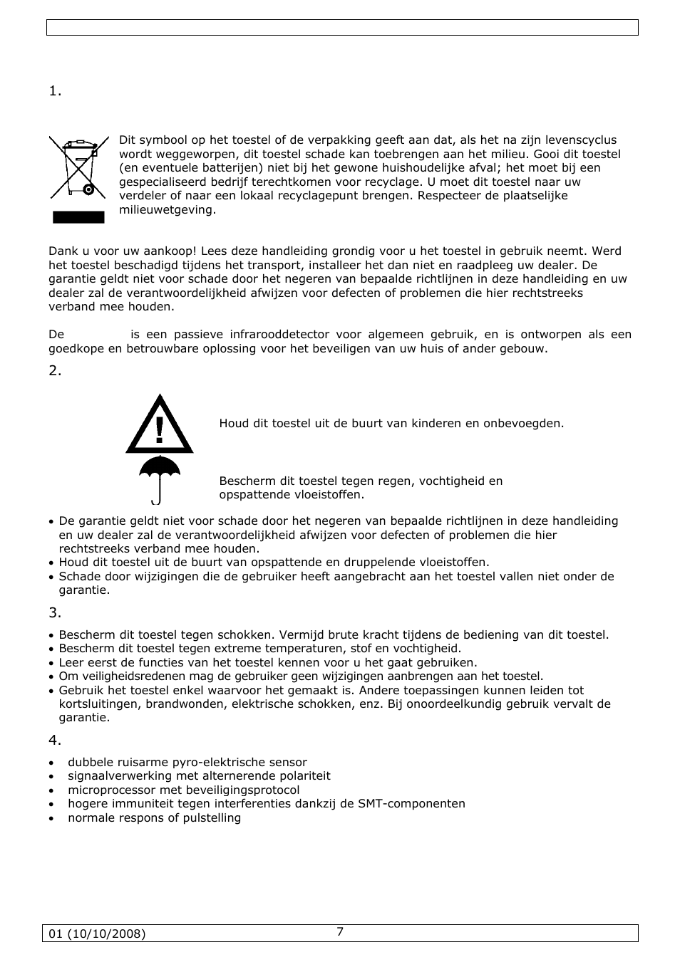 Gebruikershandleiding | Velleman HAA52N User Manual | Page 7 / 22