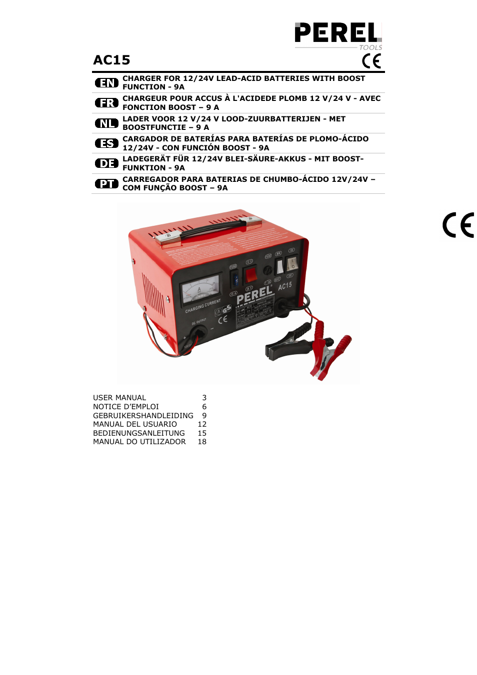 Velleman AC15 User Manual | 23 pages