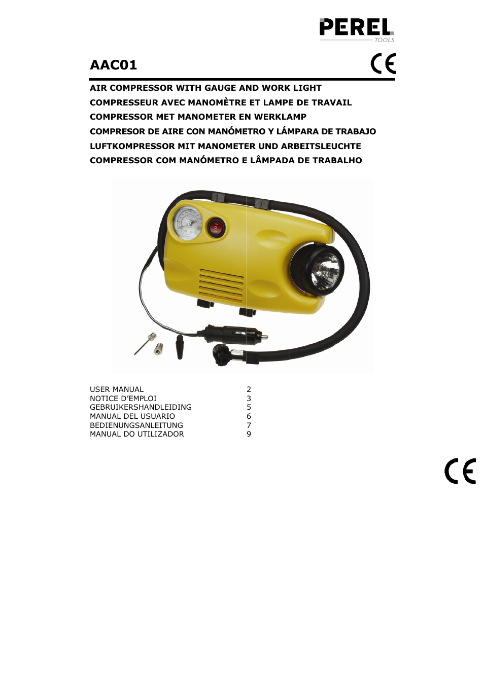 Velleman AAC01 User Manual | 12 pages
