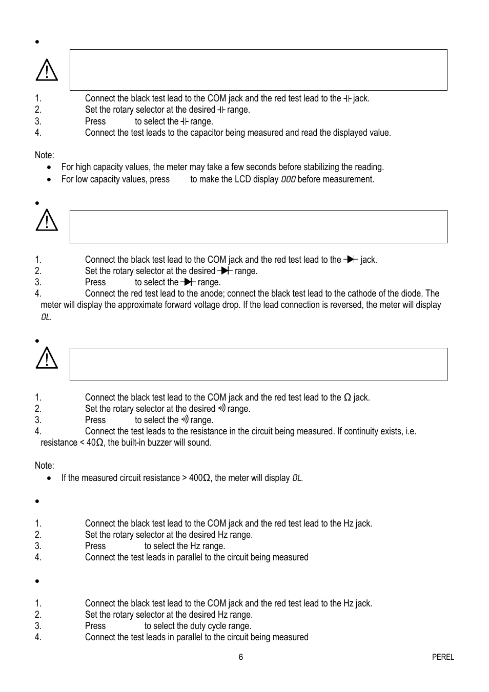 Velleman EVM1400 User Manual | Page 6 / 60