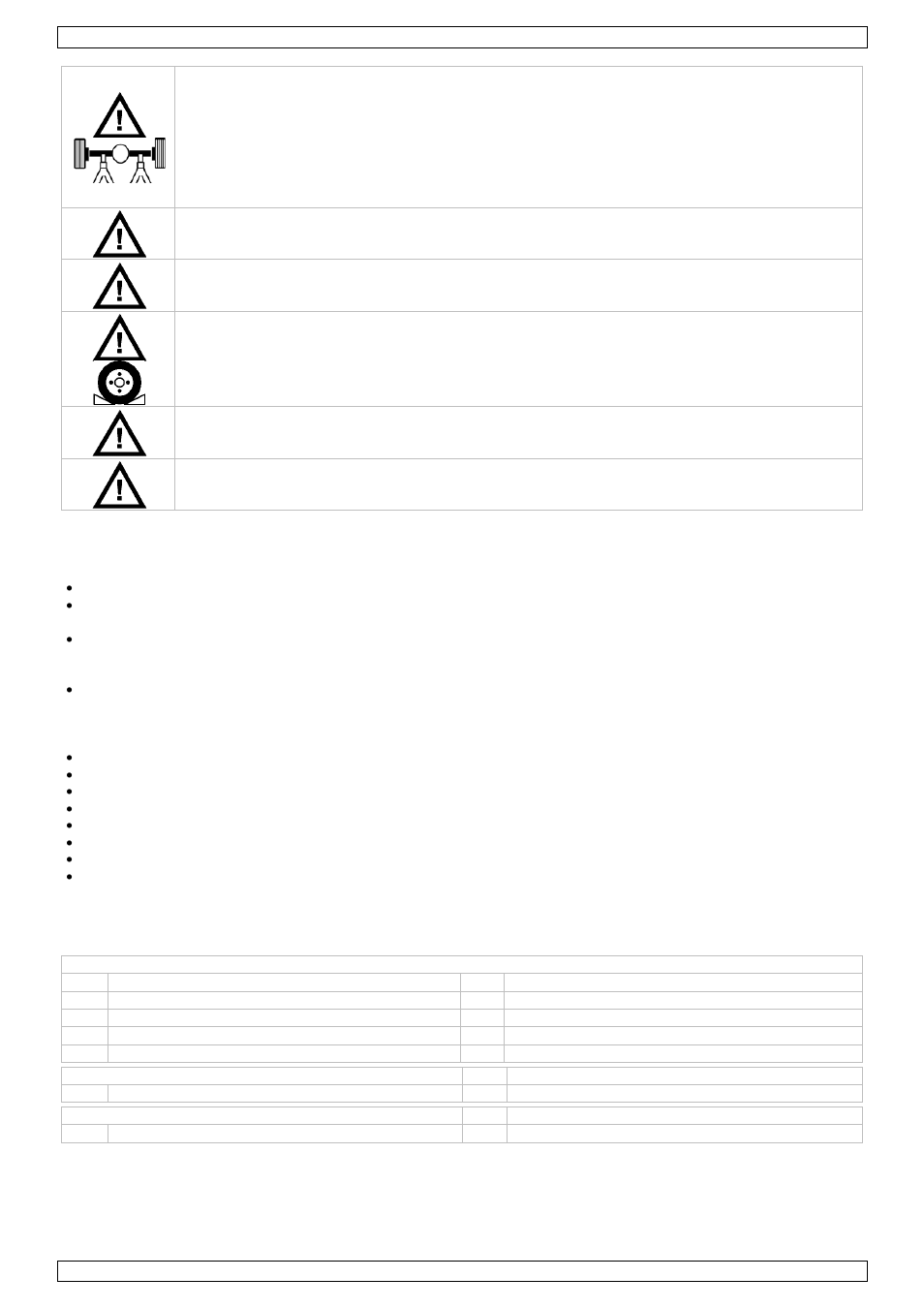 Norm, Cara, Desc | Mas gera, Cterístic, Crição | Velleman 5000-10 User Manual | Page 22 / 26