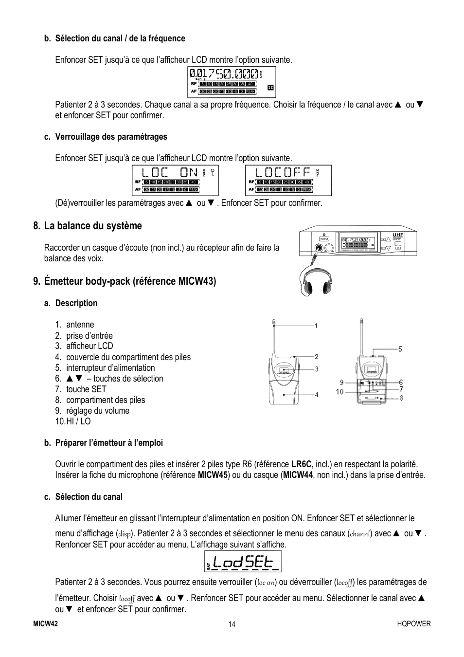 Velleman MICW42-2 User Manual | Page 14 / 30