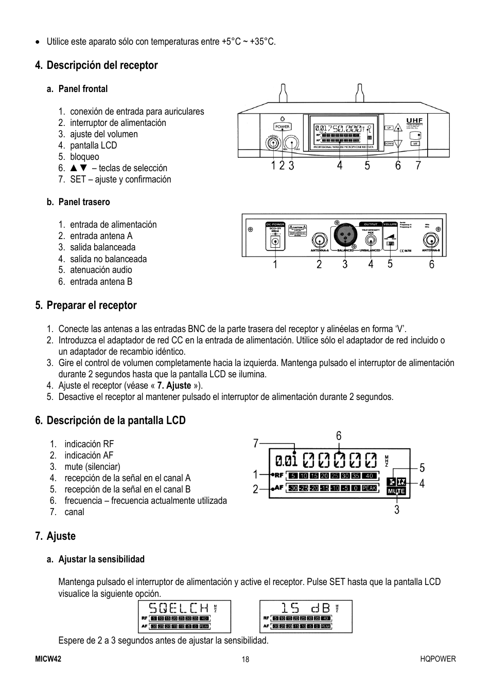 Velleman MICW42-2 User Manual | Page 18 / 30