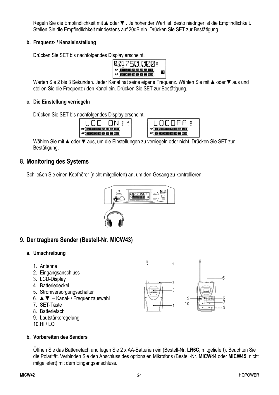 Velleman MICW42-2 User Manual | Page 24 / 30