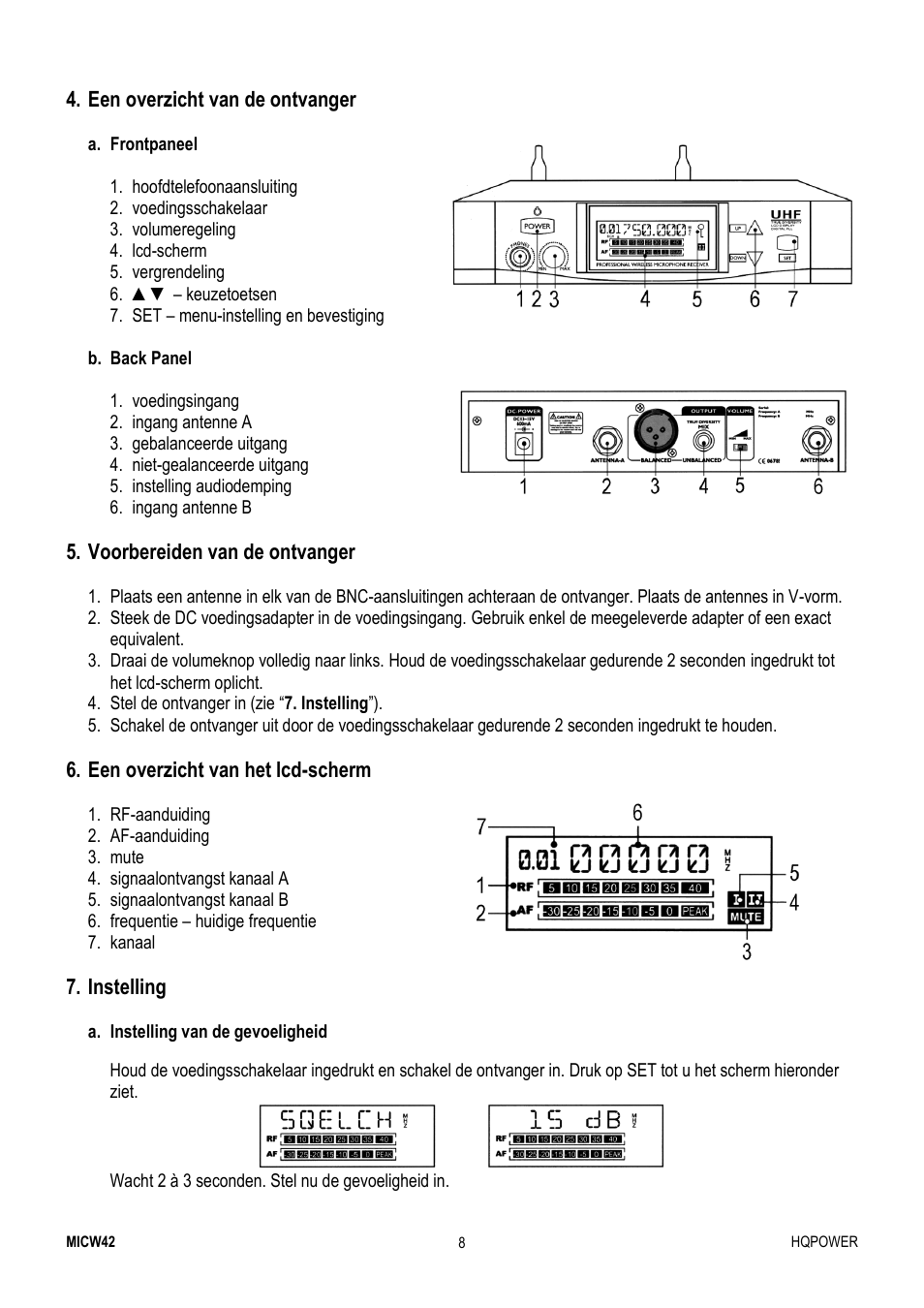 Velleman MICW42-2 User Manual | Page 8 / 30