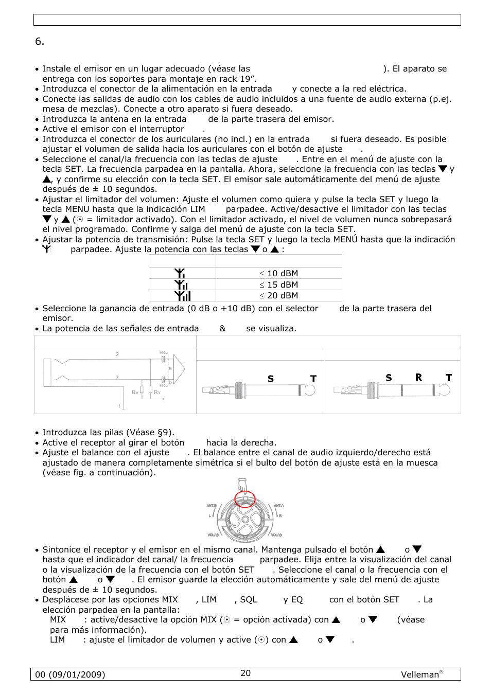 Velleman MICW70 User Manual | Page 20 / 29