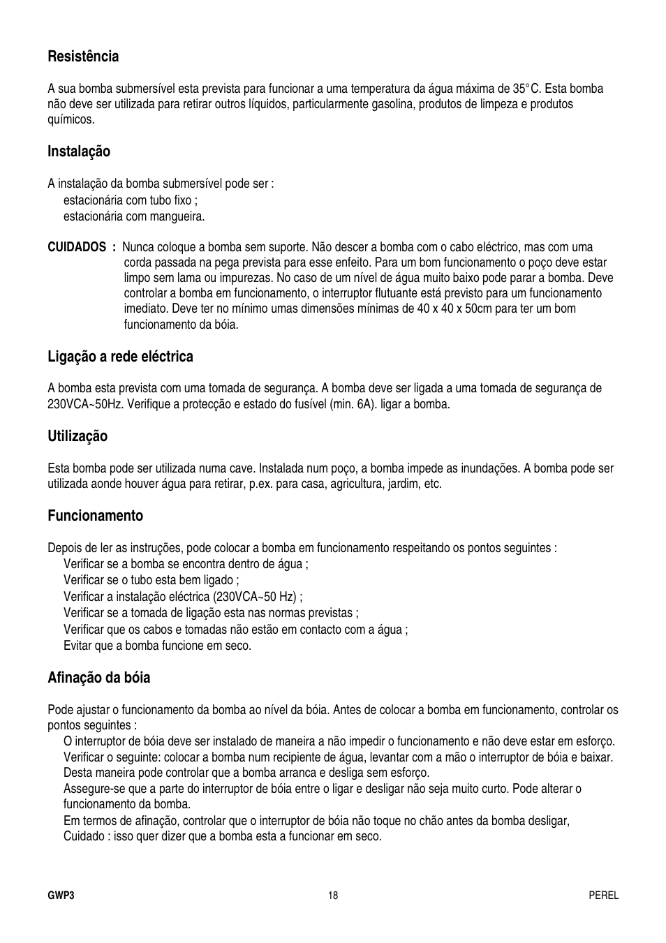 Velleman GWP3 User Manual | Page 18 / 19