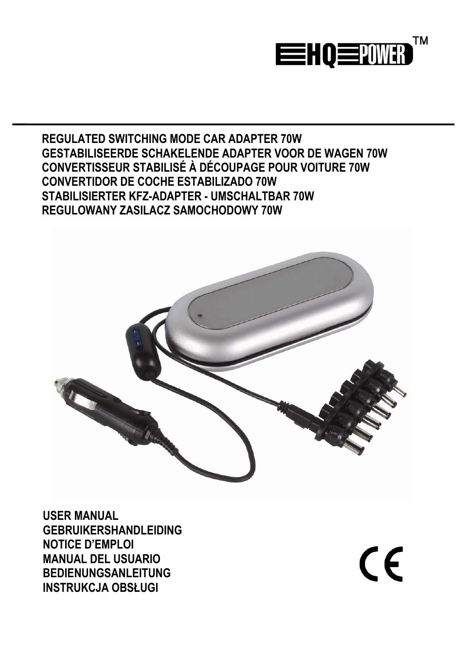 Velleman CARS3500S User Manual | 9 pages
