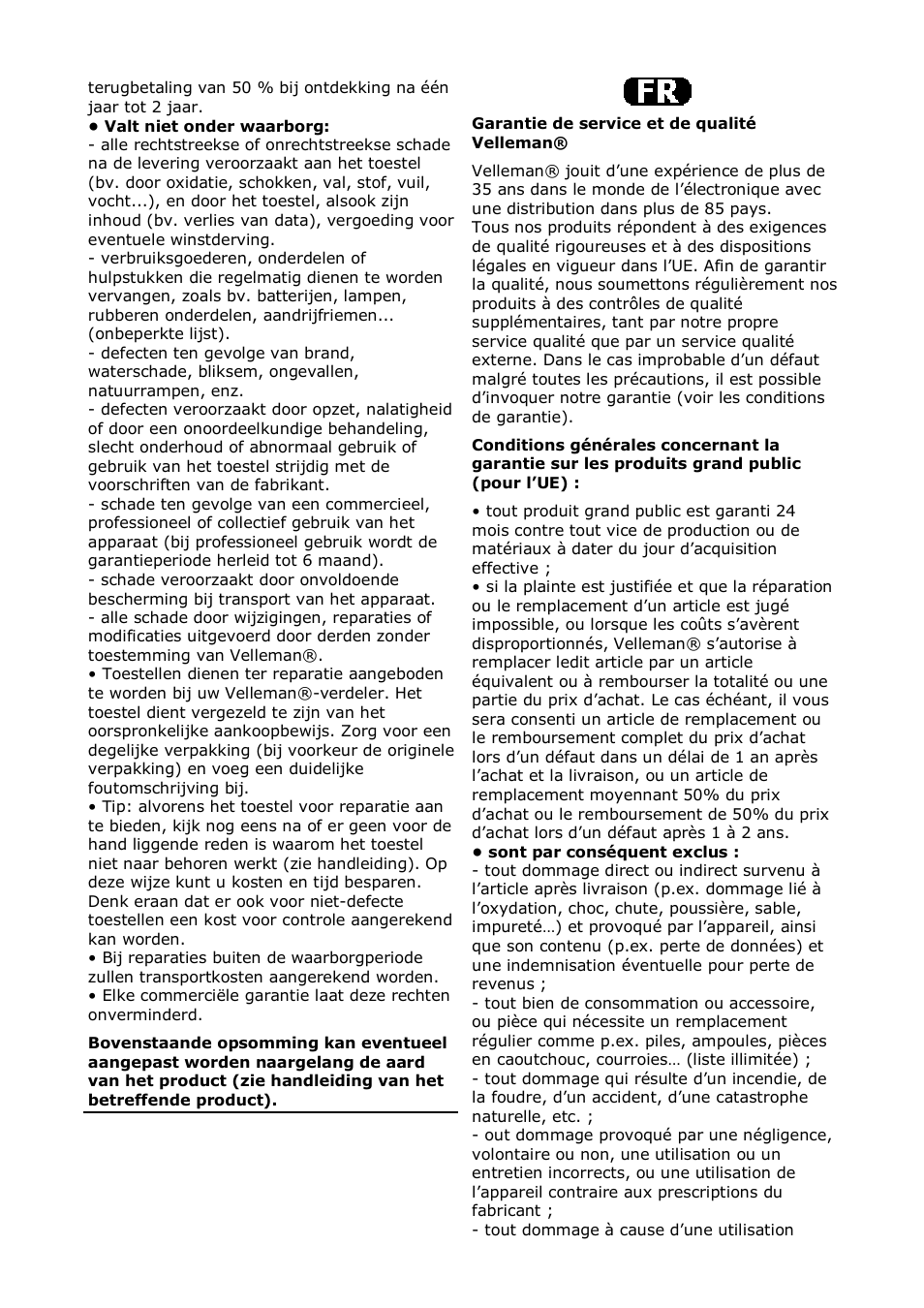 Velleman CARS4700 User Manual | Page 17 / 19