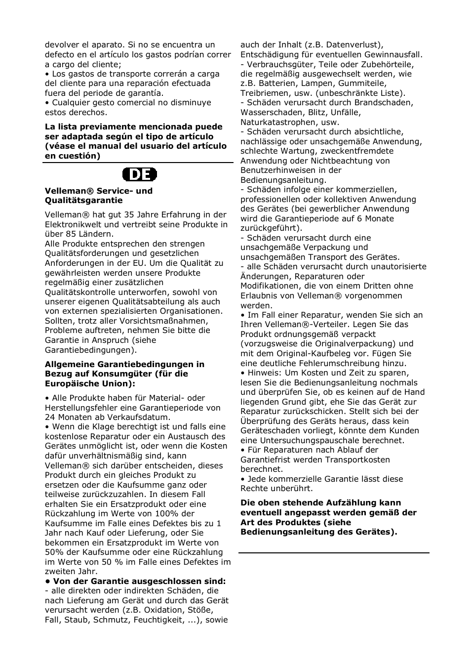 Velleman CARS4700 User Manual | Page 19 / 19