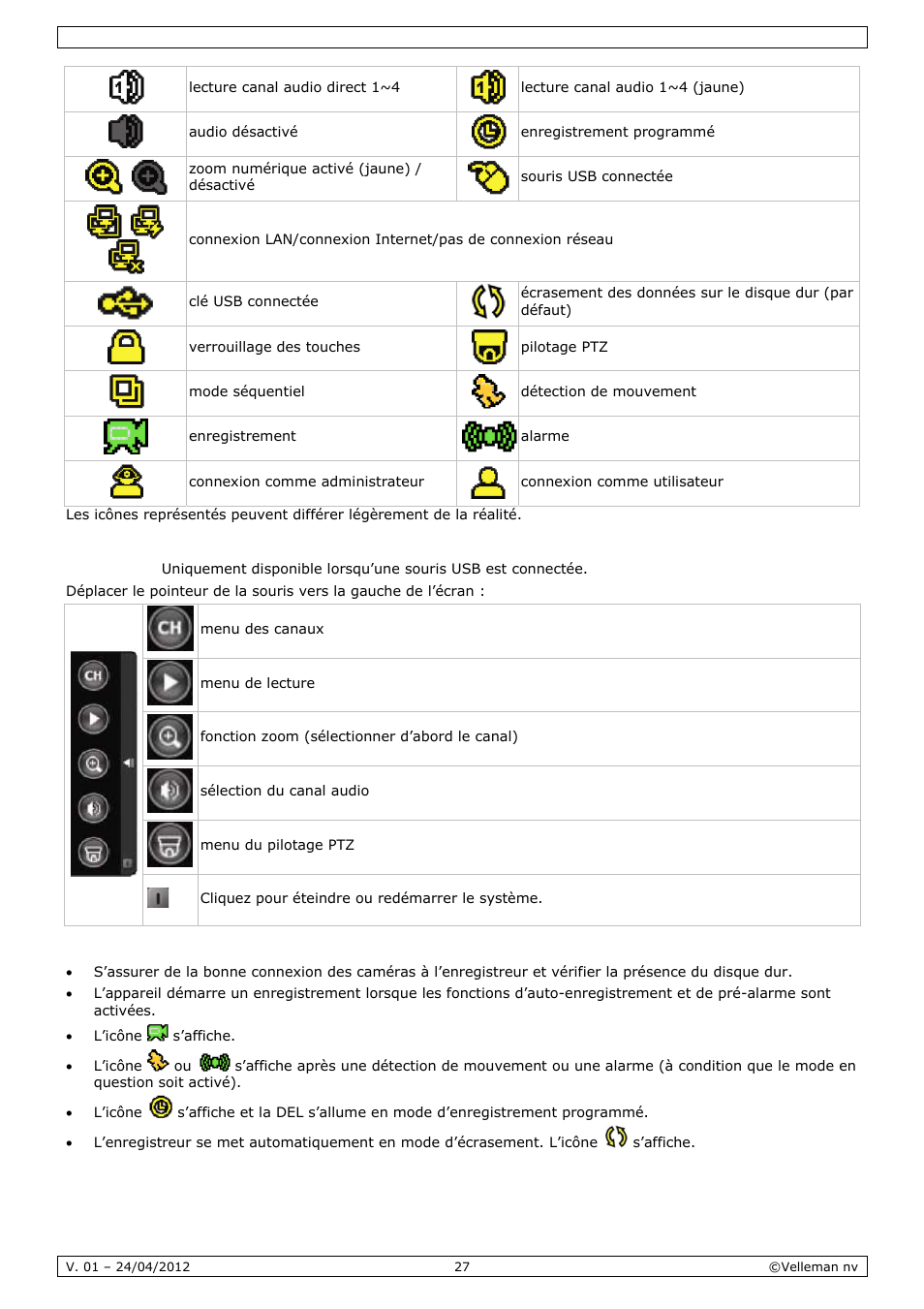 Velleman CCTVPROM14 User Manual | Page 27 / 49