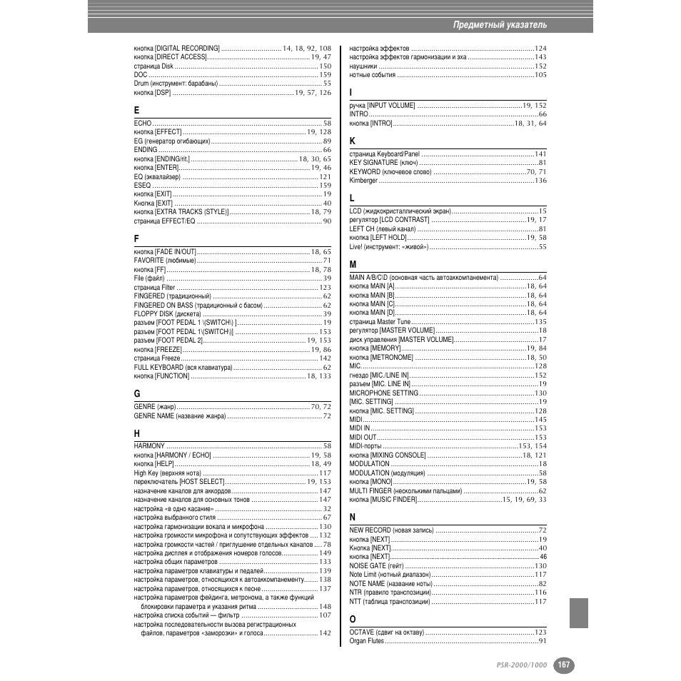 Yamaha PSR-2000 User Manual | Page 166 / 170