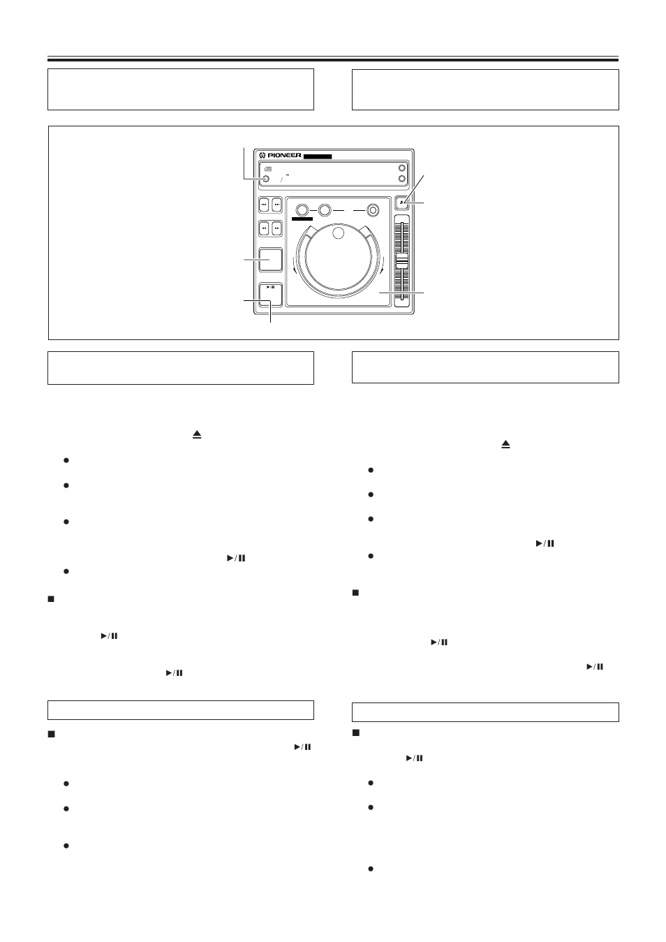 Weergave met de auto-cue functie ingeschakeld (on), Opzoeken van een bepaald data “frame, Localización por tramas | Basisbediening ii/operaciones básicas ii, Druk op de eject toets ( 0 ). 2. plaats een cd, 7 gebruik van de jog-draaischijf, 7 mando de lanzadera | Pioneer CDJ-500S User Manual | Page 72 / 86