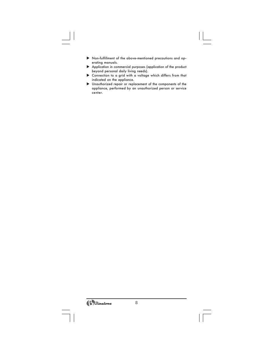 Binatone FM-320 User Manual | Page 8 / 28