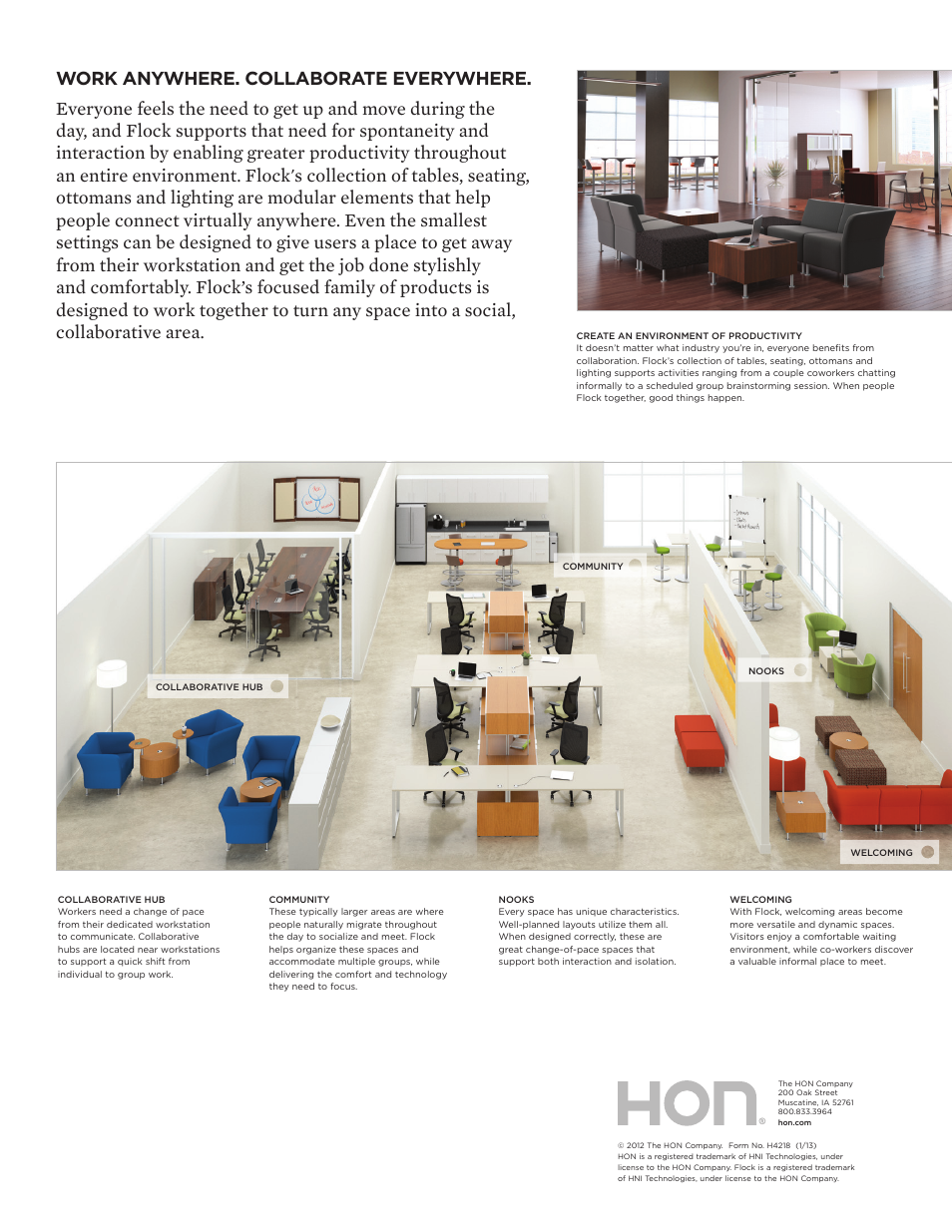HON Flock Collaborative Solutions User Manual | Page 2 / 2