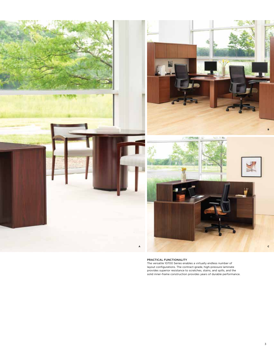 HON 10700 Laminate Desking User Manual | Page 3 / 8