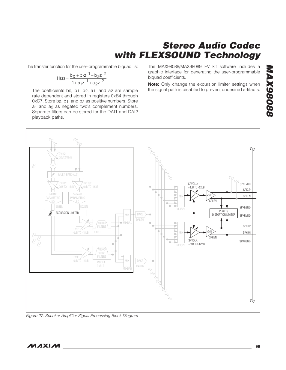 Rainbow Electronics MAX98088 User Manual | Page 99 / 123