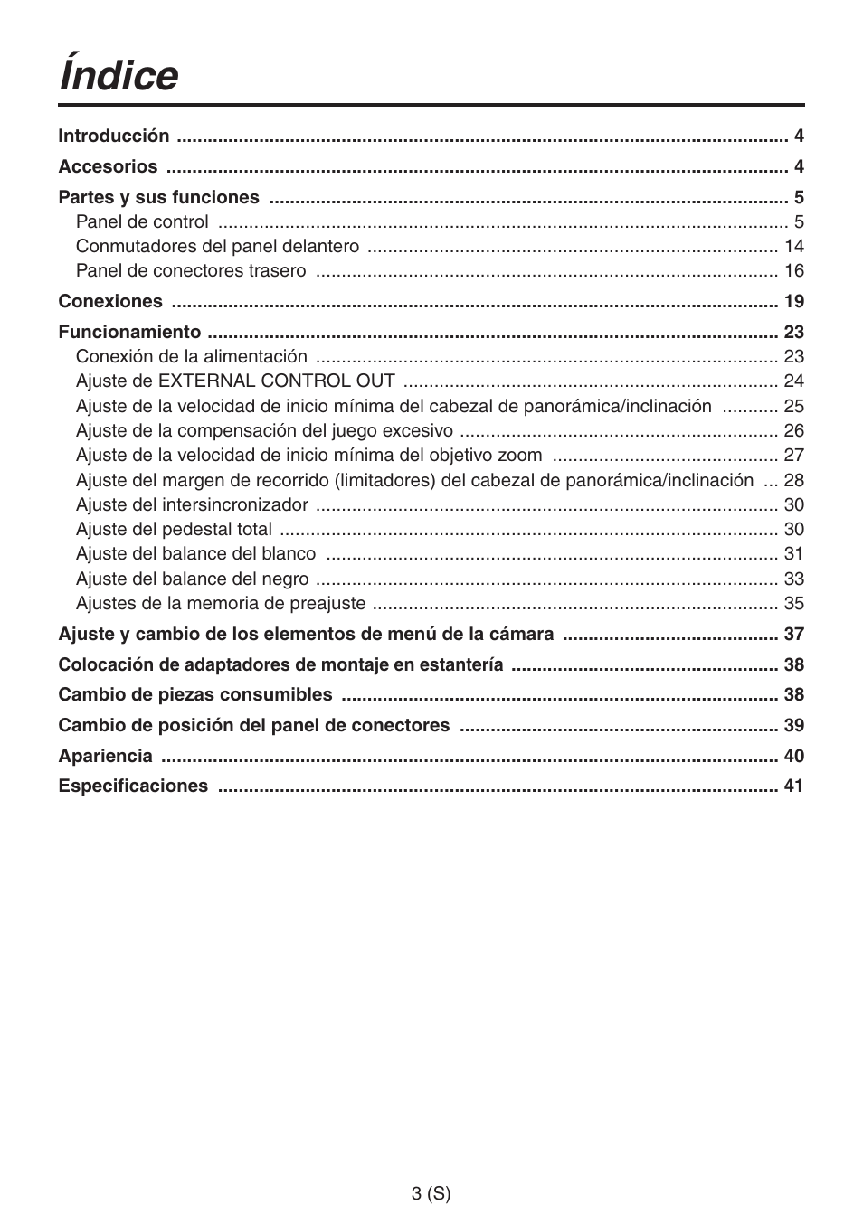 Índice | Panasonic AW-RP555 User Manual | Page 172 / 296