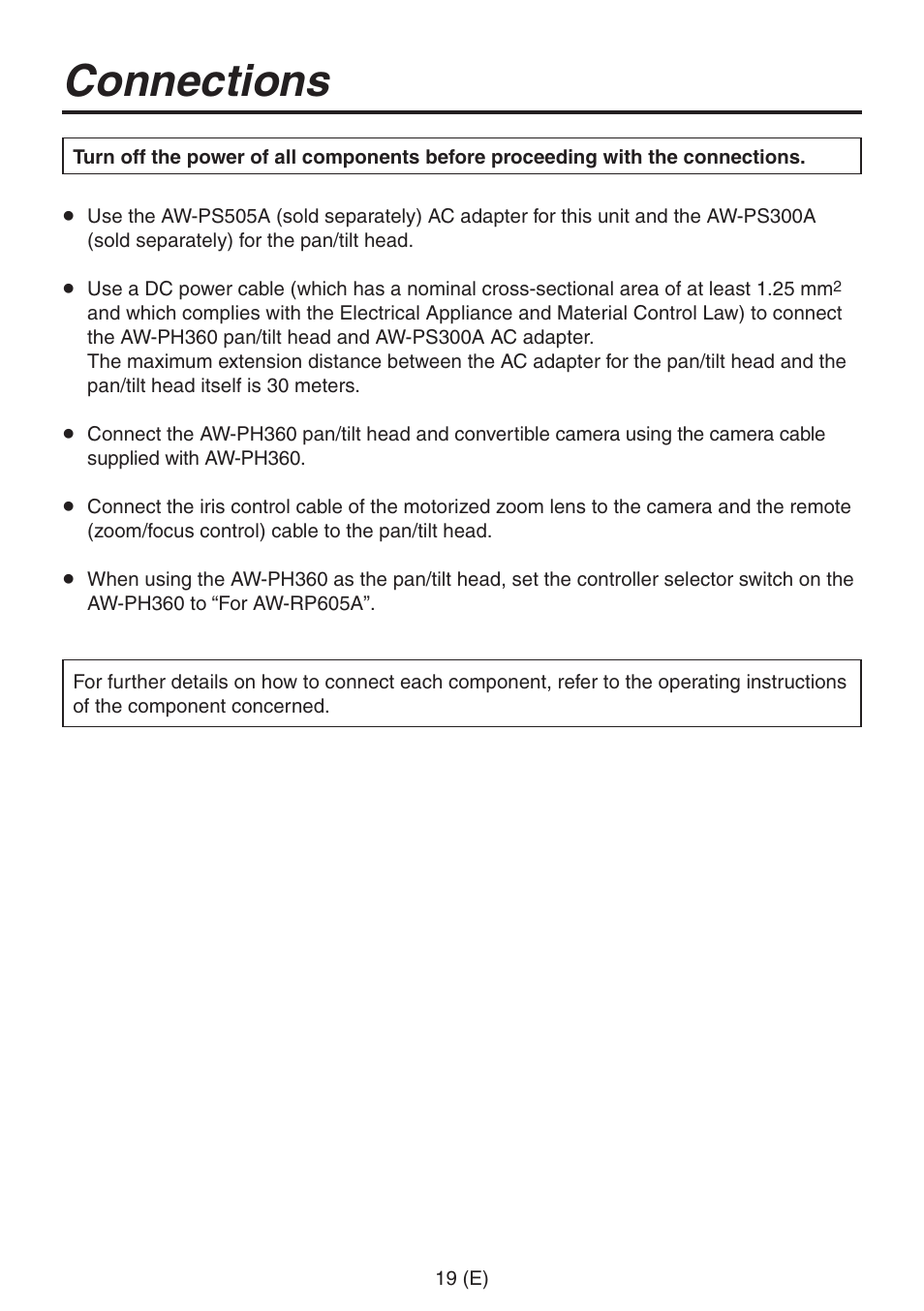 Connections | Panasonic AW-RP555 User Manual | Page 20 / 296