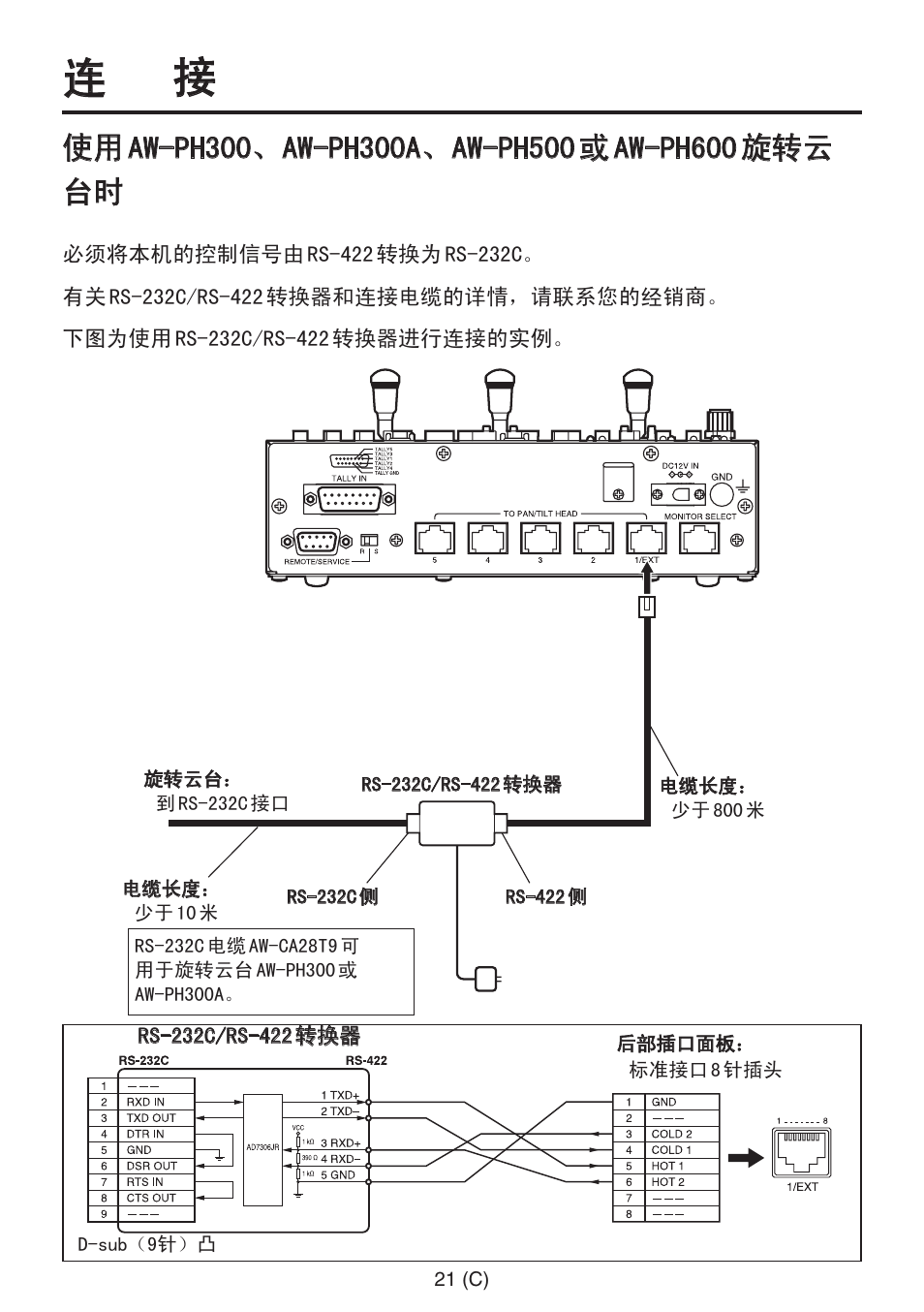 Panasonic AW-RP555 User Manual | Page 274 / 296