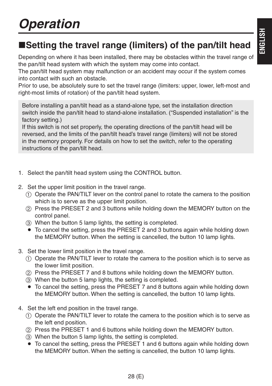 Operation | Panasonic AW-RP555 User Manual | Page 29 / 296