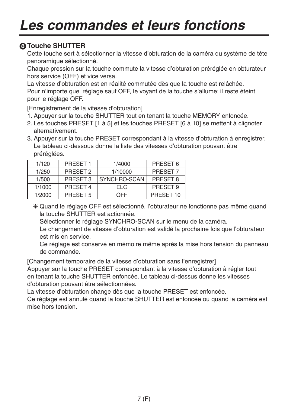 Les commandes et leurs fonctions | Panasonic AW-RP555 User Manual | Page 92 / 296