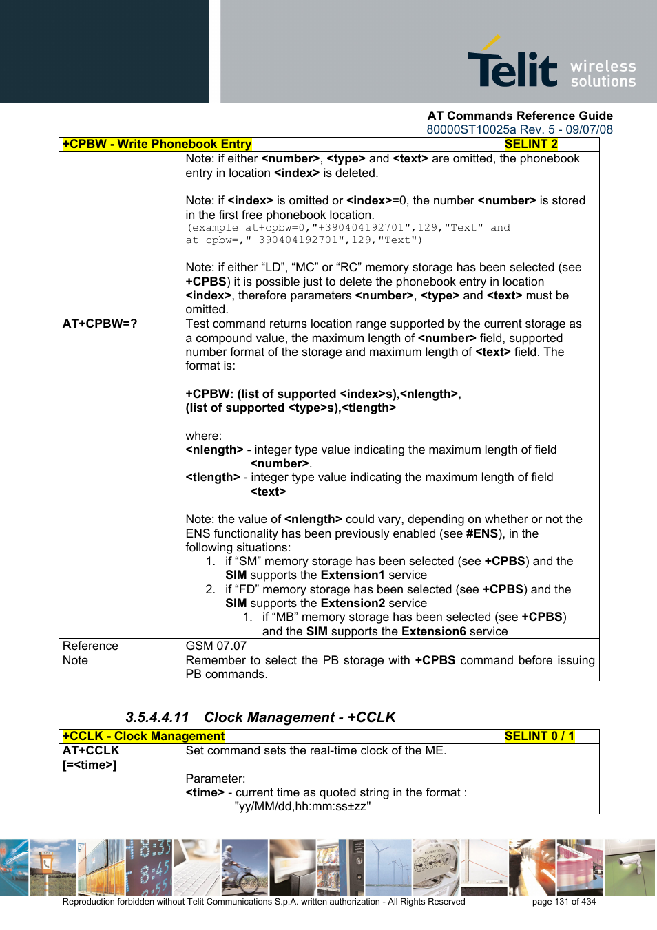 11 clock management - +cclk | Rainbow Electronics GM862-QUAD-PY User Manual | Page 131 / 434