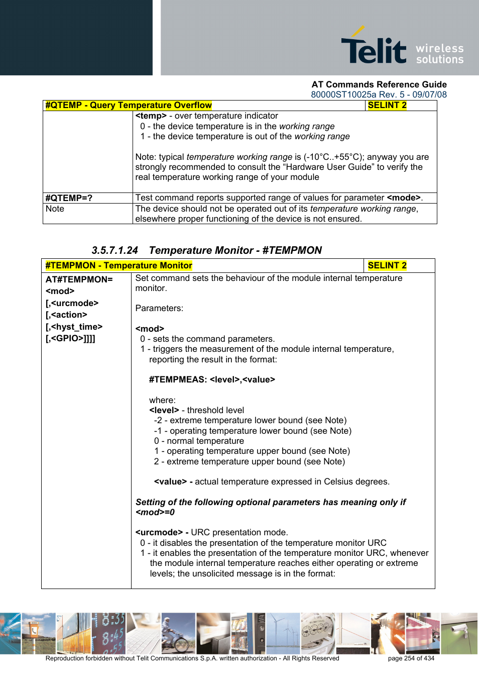 24 temperature monitor - #tempmon | Rainbow Electronics GM862-QUAD-PY User Manual | Page 254 / 434