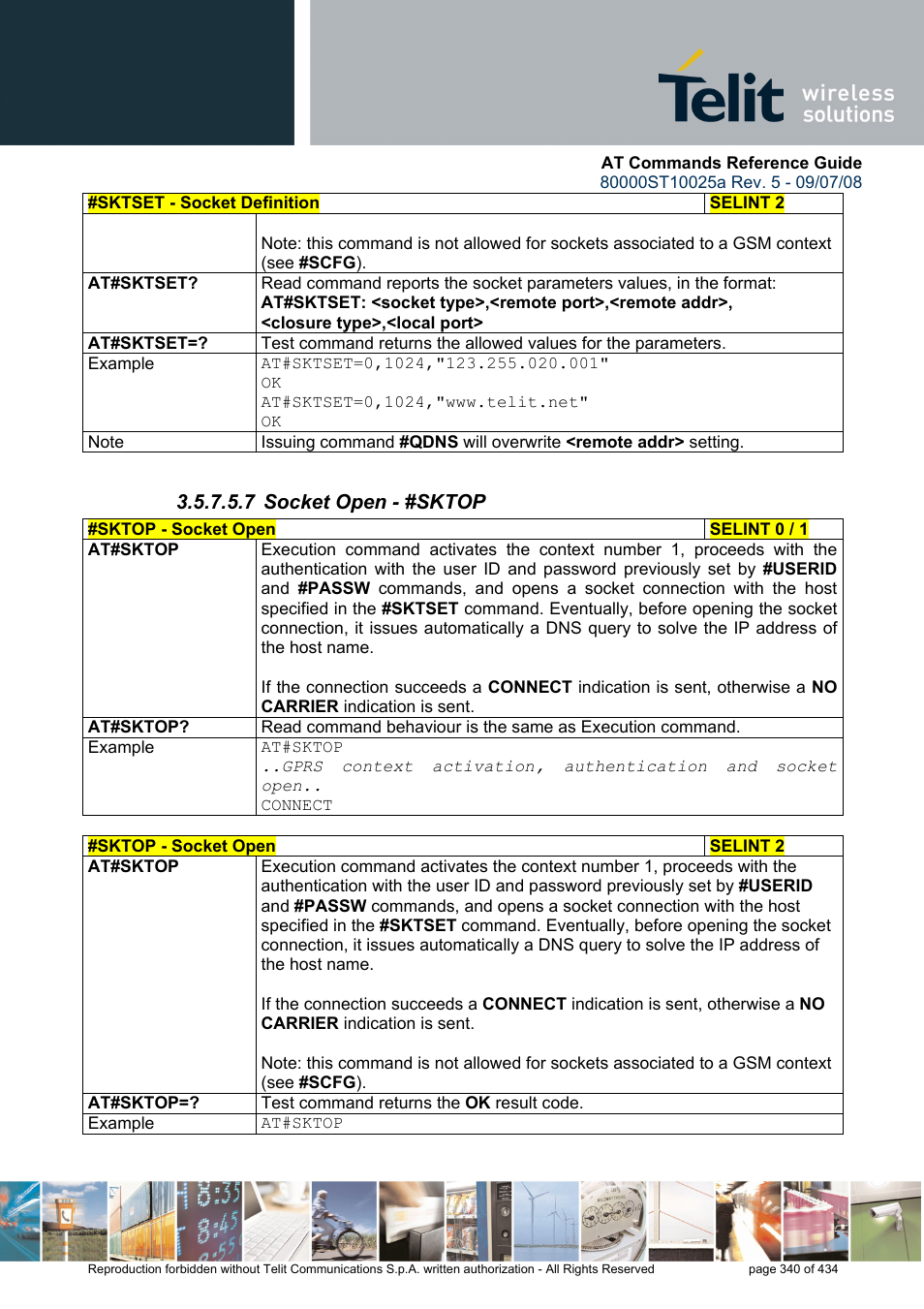 7 socket open - #sktop | Rainbow Electronics GM862-QUAD-PY User Manual | Page 340 / 434