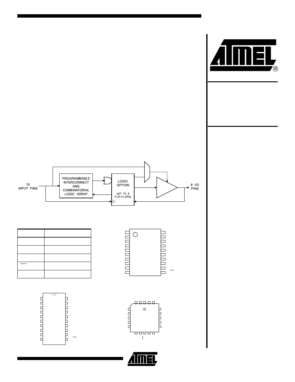 Rainbow Electronics ATF16V8CZ User Manual | 12 pages