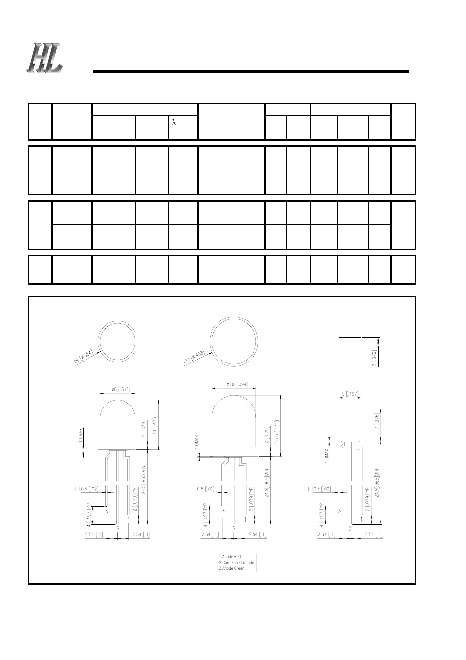 Led lamp, Function bi-color & bi-polar leds | Rainbow Electronics Светодиоды User Manual | Page 9 / 14