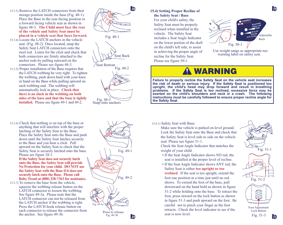 BabyTrend 6385B - FLEX-LOC INFANT CAR SEAT - JET User Manual | Page 13 / 15