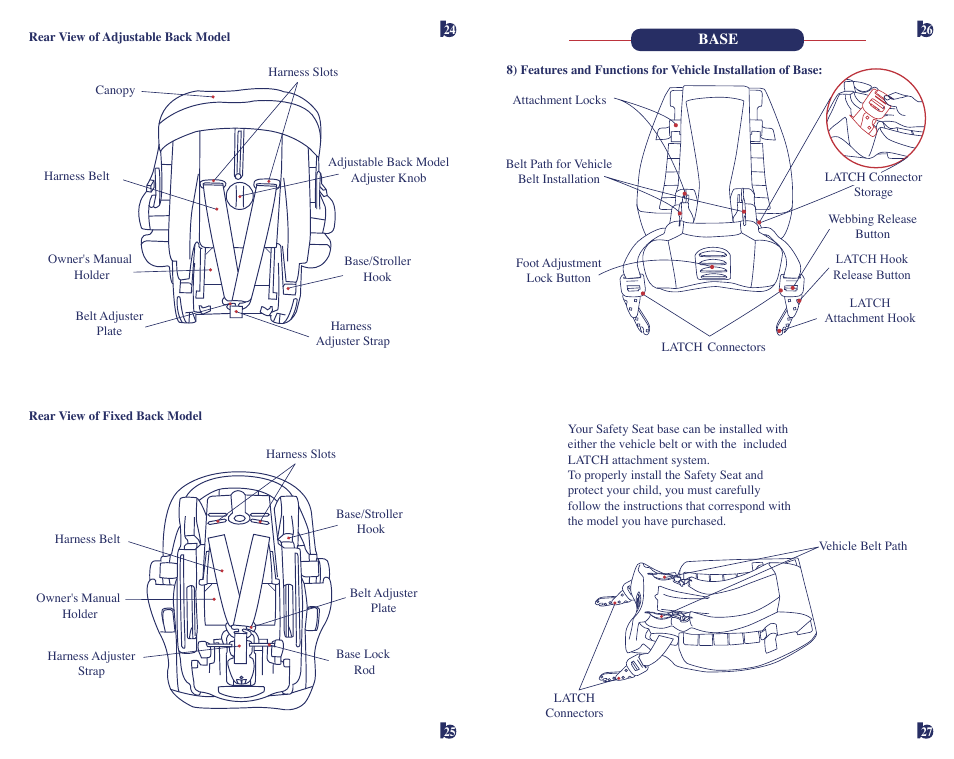 BabyTrend 6385B - FLEX-LOC INFANT CAR SEAT - JET User Manual | Page 7 / 15
