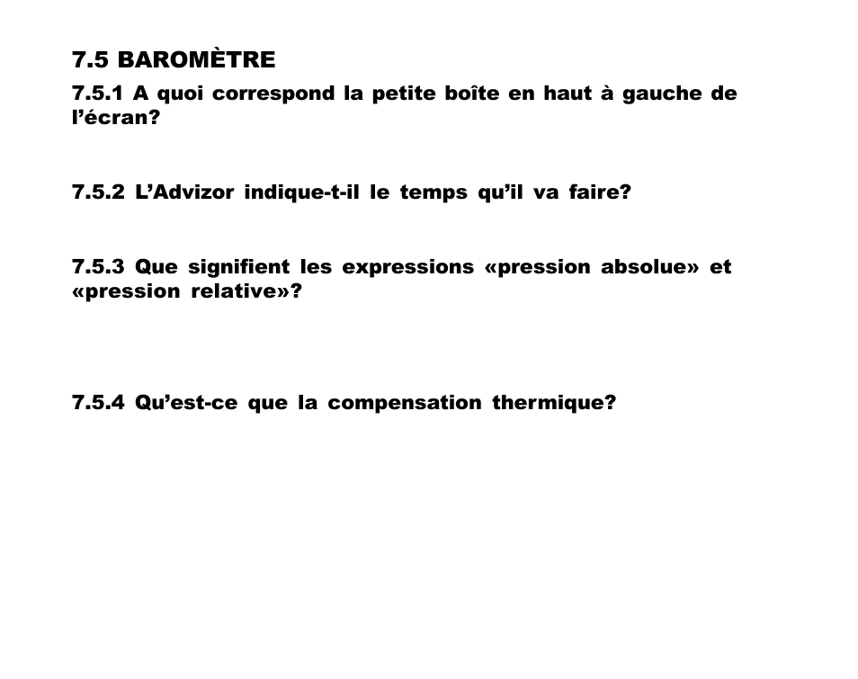 5 baromètre | SUUNTO Advizor User Manual | Page 112 / 470
