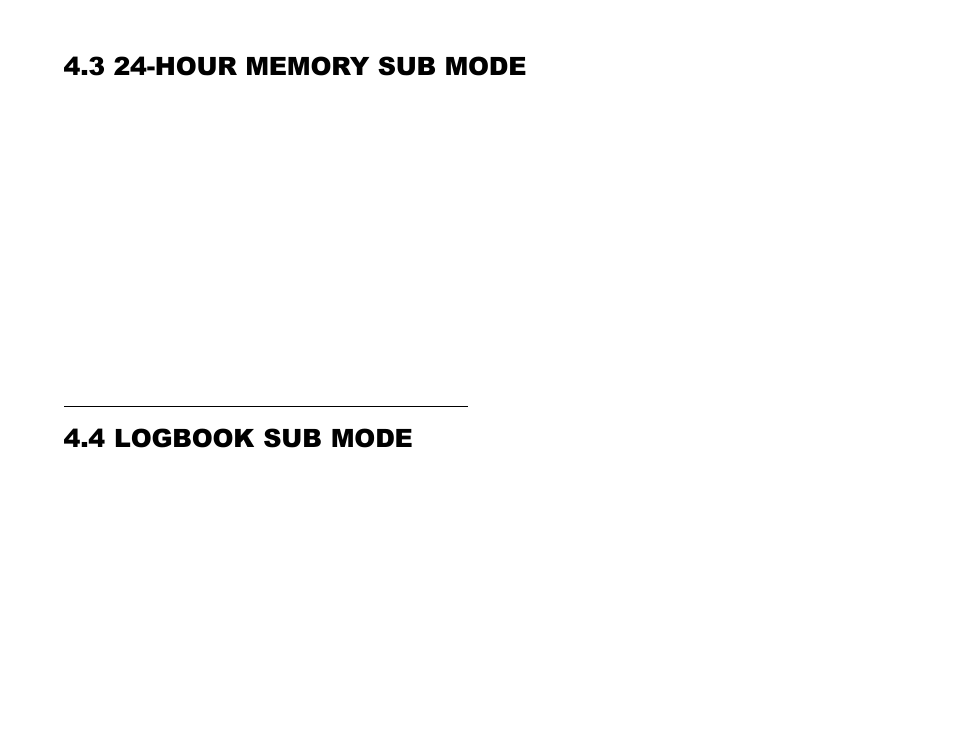 3 24-hour memory sub mode, 4 logbook sub mode | SUUNTO Advizor User Manual | Page 39 / 470