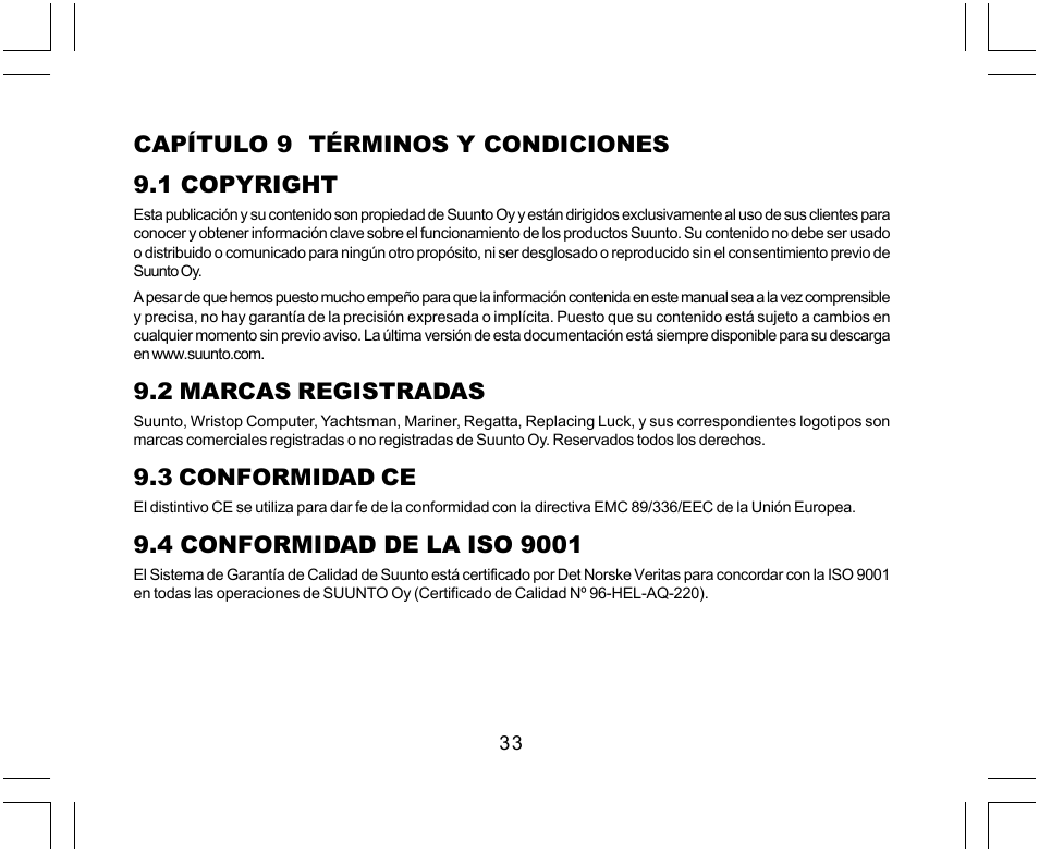 SUUNTO Yachtsman User Manual | Page 135 / 270