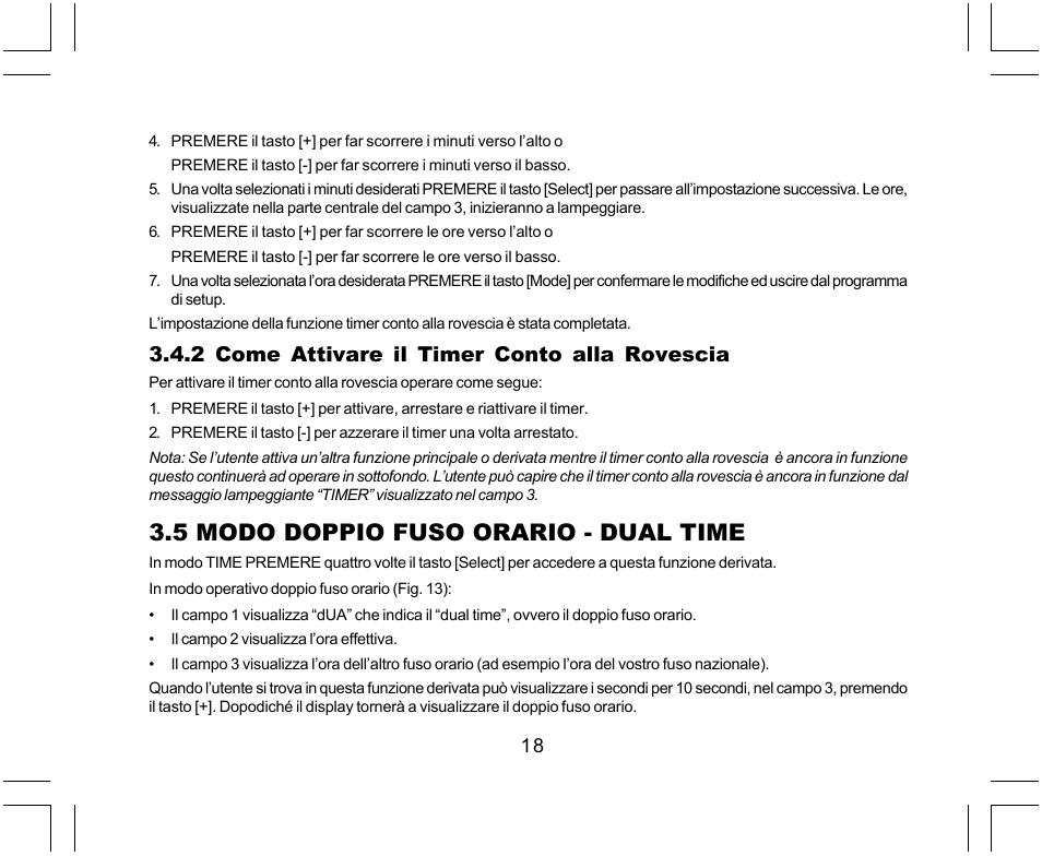 5 modo doppio fuso orario - dual time, 2 come attivare il timer conto alla rovescia | SUUNTO Yachtsman User Manual | Page 154 / 270