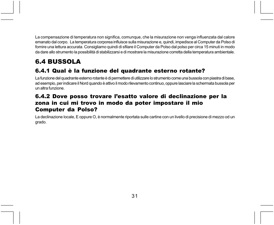 4 bussola | SUUNTO Yachtsman User Manual | Page 167 / 270