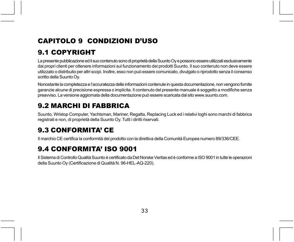 SUUNTO Yachtsman User Manual | Page 169 / 270