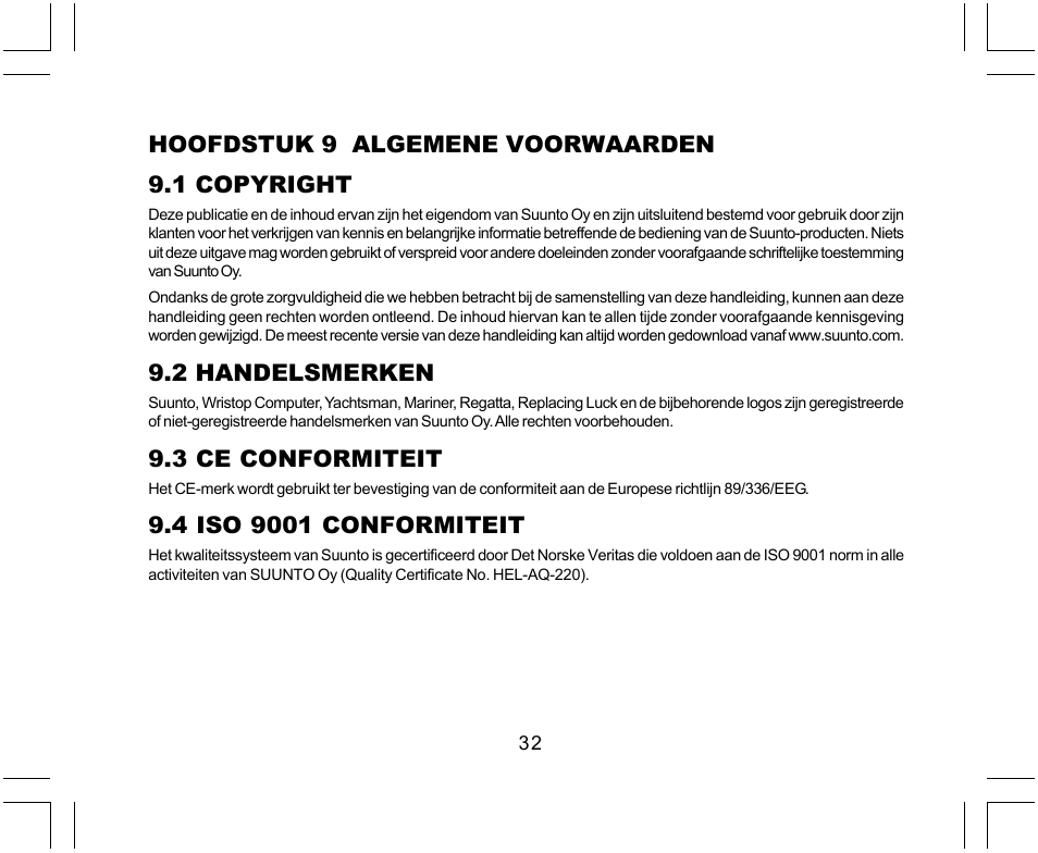 SUUNTO Yachtsman User Manual | Page 202 / 270