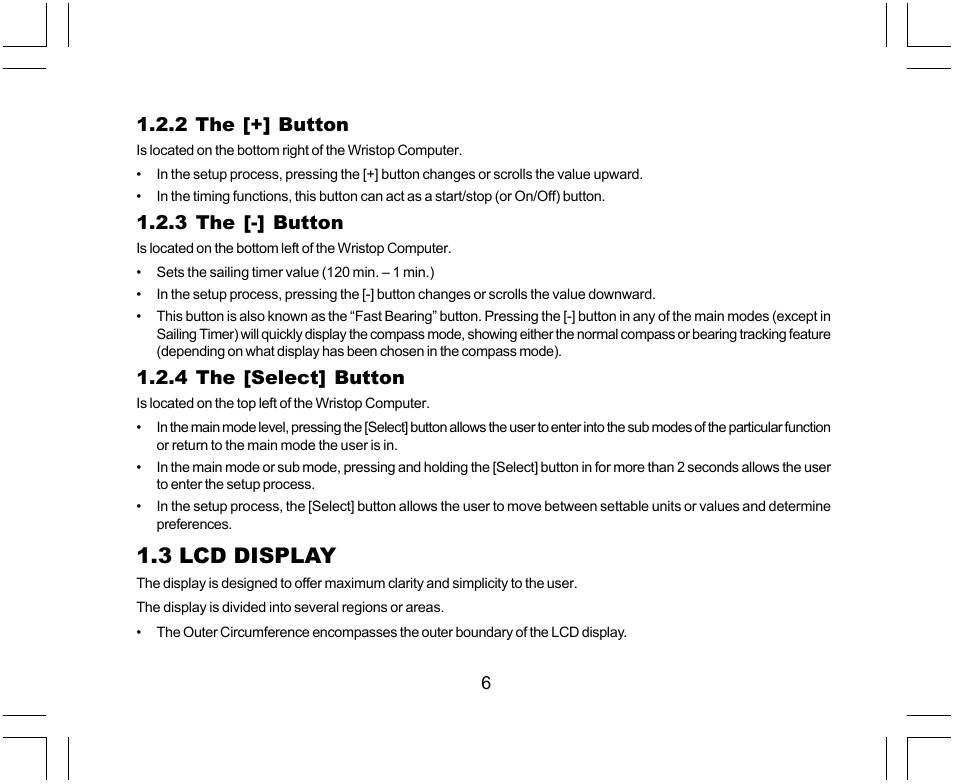 3 lcd display | SUUNTO Yachtsman User Manual | Page 8 / 270