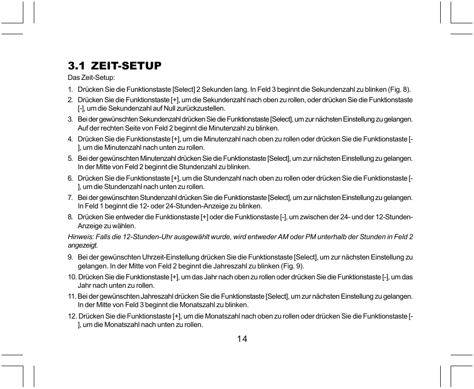 1 zeit-setup | SUUNTO Yachtsman User Manual | Page 82 / 270