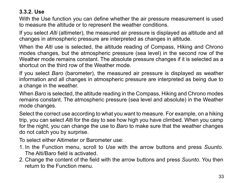 SUUNTO X6HR User Manual | Page 35 / 69