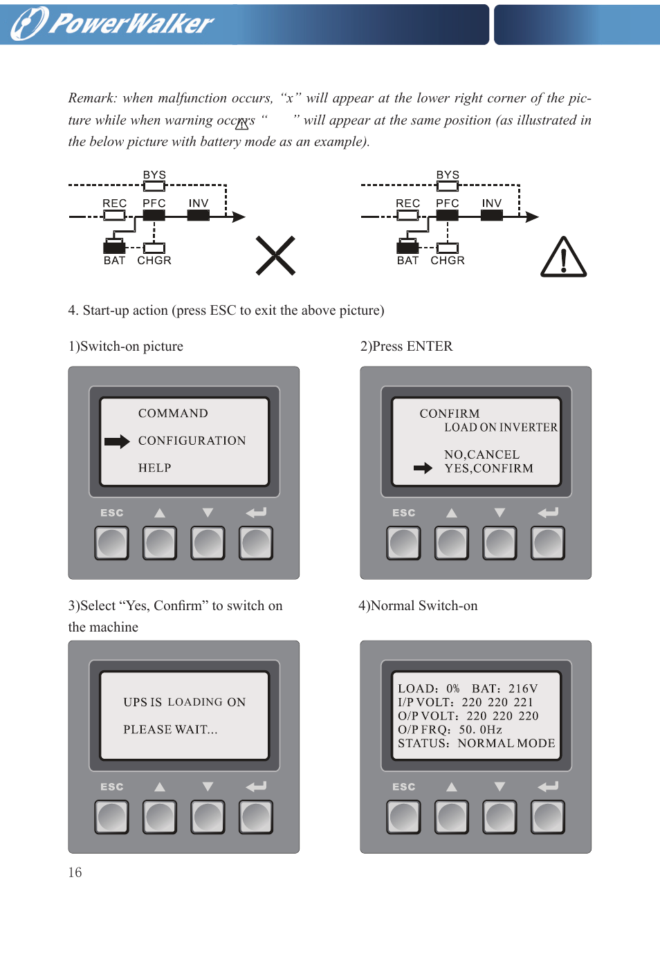 PowerWalker VFI 20000TP 3_3 BX User Manual | Page 22 / 36